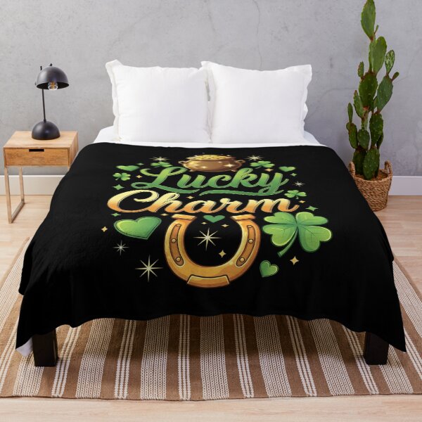 Item preview, Lucky Charm Patricks Day Pot of Gold Irish Shamrock Rainbow designed and sold by OlakunleOloroz.