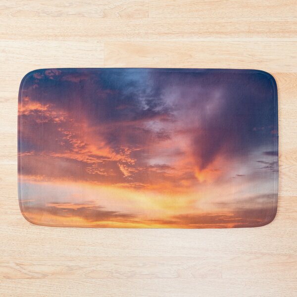 Item preview, Orange Colorful Sunset Sky With Dramatic Clouds designed and sold by SassyArtistry.