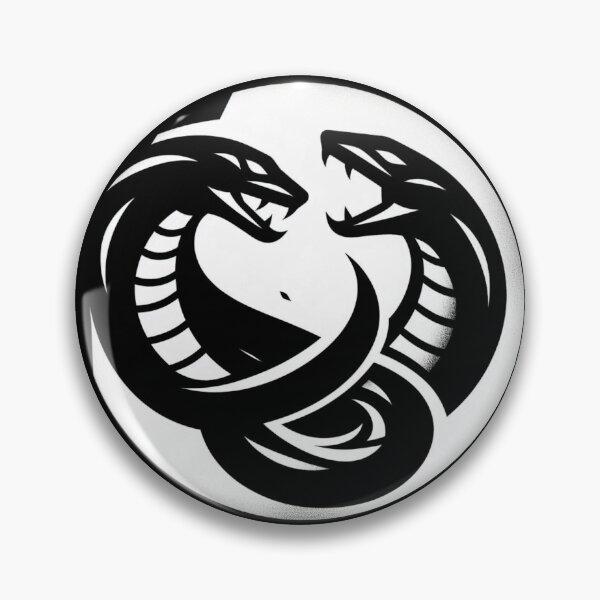 Item preview, Two- Headed Serpent Broken Circle- Dark Minimal Streetwear Graphic  designed and sold by LumeSketch123.