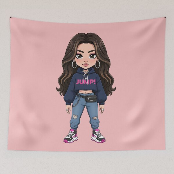 Item preview, You Know who she is -  Streetwear Aesthetic KPOP Chibi designed and sold by ifundesign.