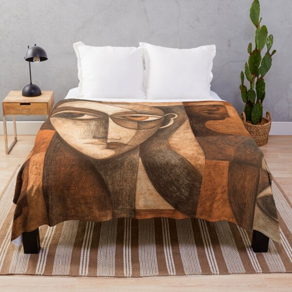 Item preview, Modern Abstract Faces & Sacred Geometry Art designed and sold by Blackcanvas444.