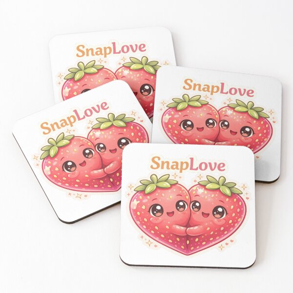 Item preview, SnapLove Strawberries Hug designed and sold by lorand-designs.