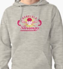 Honolulu Shrimps Baseball Team Logo Pullover Hoodie