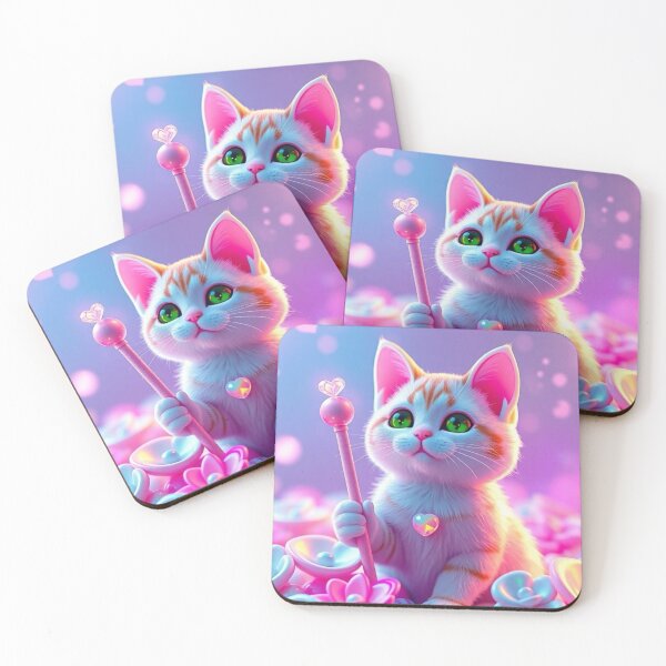 Item preview, Pink Candy Kitty with Wand designed and sold by SeaJayEmmm.