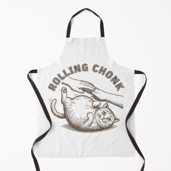 Item preview, Rolling Chonk – Funny Vintage Cat Lover designed and sold by DIRTYSKETCHH.