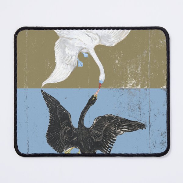 Item preview, The Swan Reflection Kissing Couple Hilma af Klint designed and sold by TackyTime.
