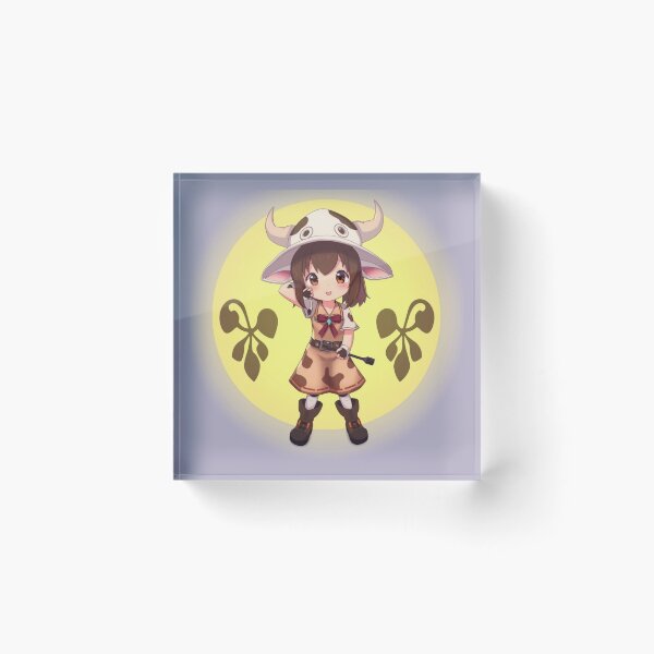 Item preview, Cute chibi girl in a cow costume designed and sold by rolfzogg.