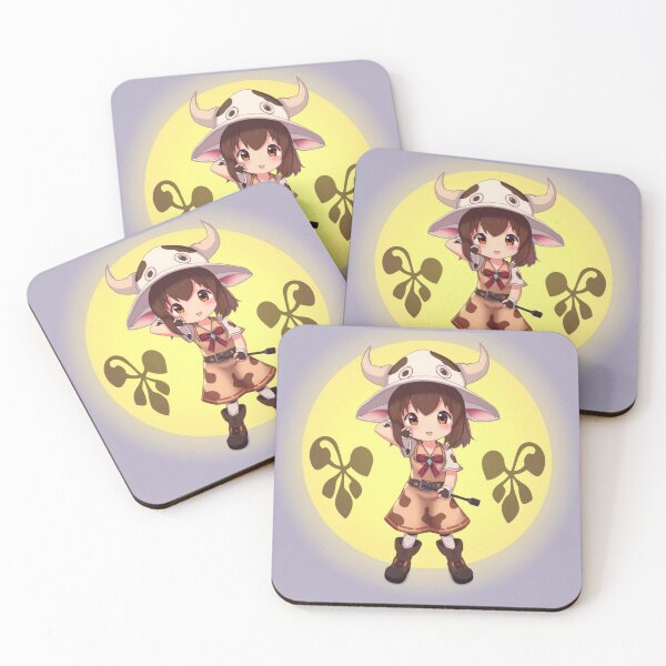 Item preview, Cute chibi girl in a cow costume designed and sold by rolfzogg.