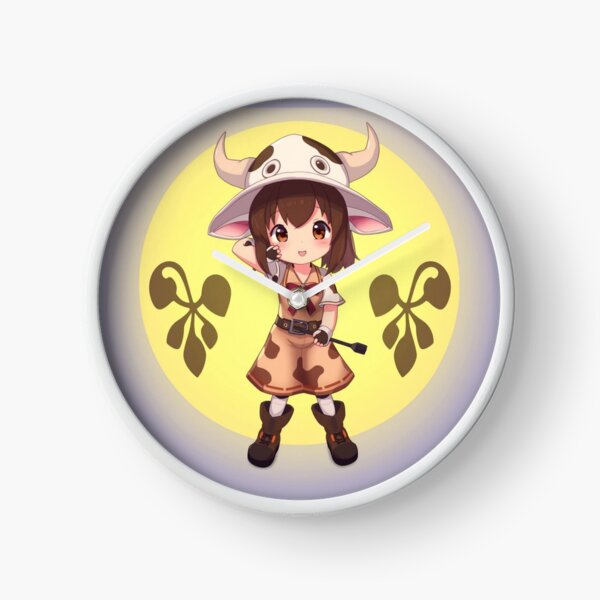 Item preview, Cute chibi girl in a cow costume designed and sold by rolfzogg.