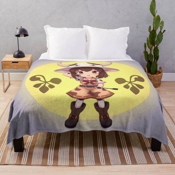 Item preview, Cute chibi girl in a cow costume designed and sold by rolfzogg.