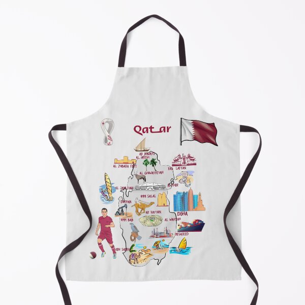 Item preview, Explore Qatar, A Cultural Journey Map Art designed and sold by mashmosh.