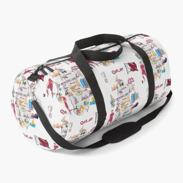 Item preview, Explore Qatar, A Cultural Journey Map Art designed and sold by mashmosh.