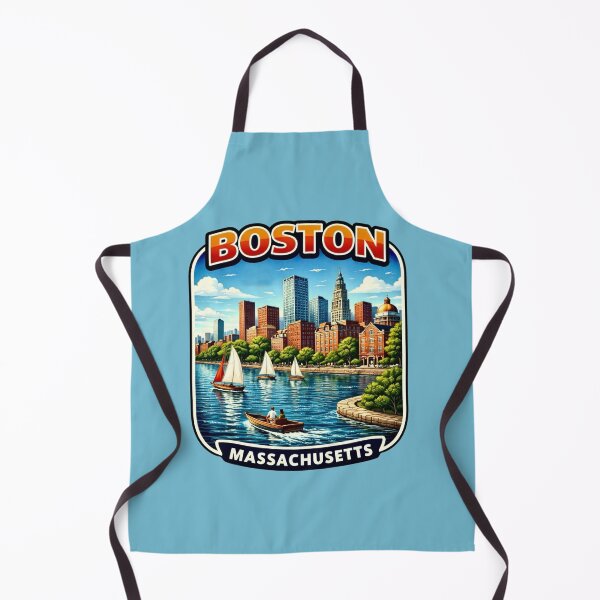 Item preview, Boston, Massachusetts - Historic Harbor City designed and sold by Myra365Art.