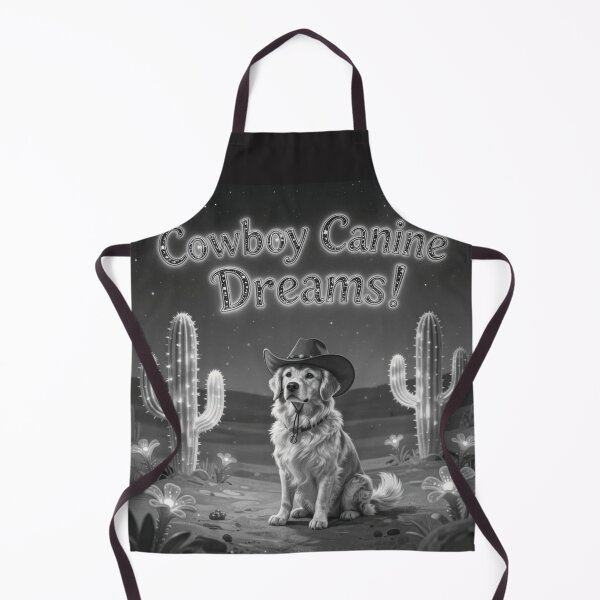 Item preview, Golden Retriever Cowboy in Desert Dreamscape designed and sold by Mindful56.