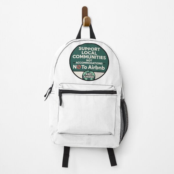 Item preview, Green Support Local Communities, not accommodations - No To Airbnb - Anti Airbnb designed and sold by SassyArtistry.