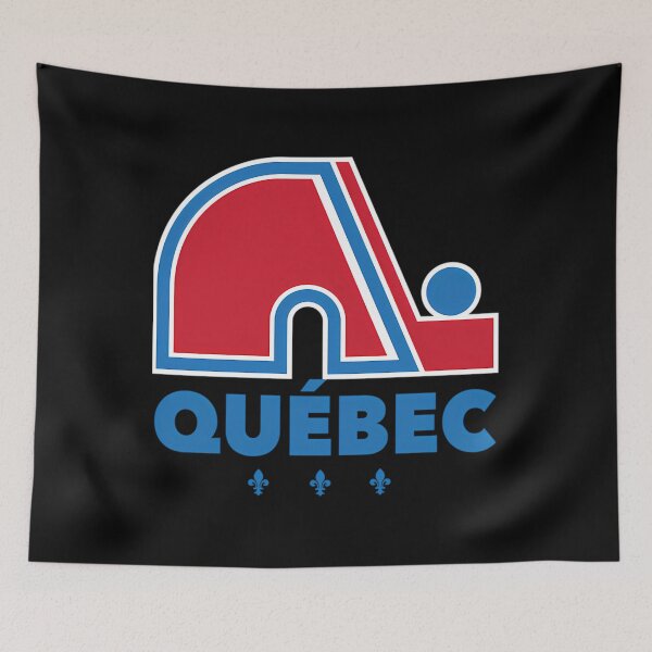 Item preview, Nordiques Quebec Hockey Team Avalanche Vintage With Fleurs De Lys designed and sold by Ubuntu Arts.