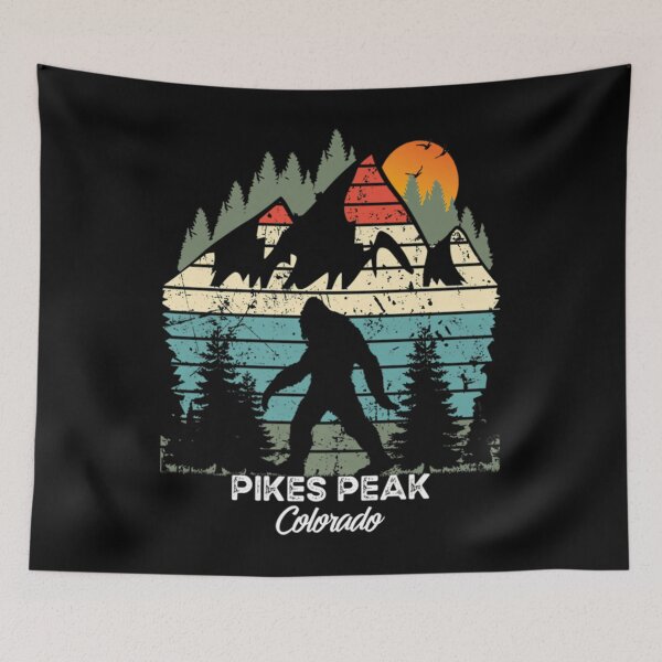 Item preview, Vintage Pikes Peak Colorado National Park Retro 80_S Premium designed and sold by mohammed idrissi.