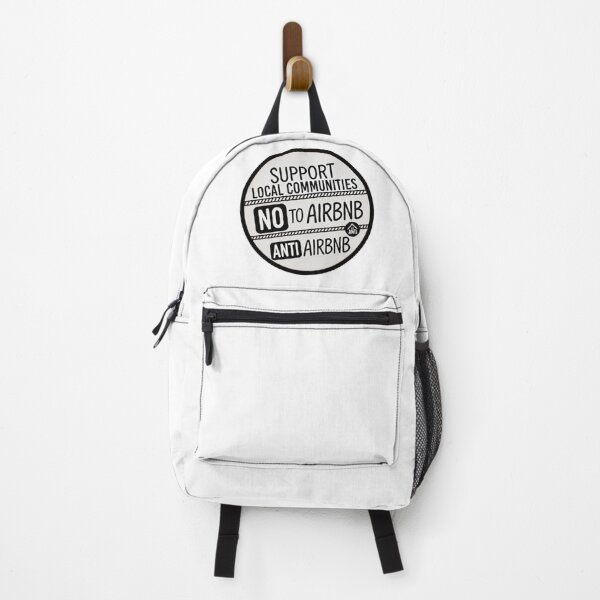 Item preview, BW Support Local Communities, not accommodations - No To Airbnb - Anti Airbnb designed and sold by SassyArtistry.