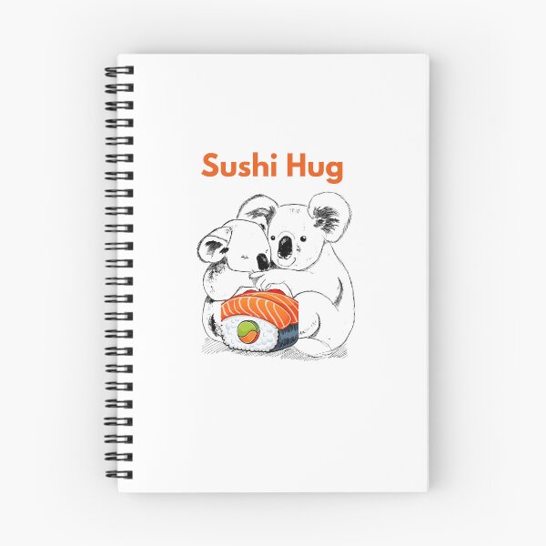Item preview, Cute Sushi Hug Illustration – Kawaii Food Love Art designed and sold by Fouziaart08.