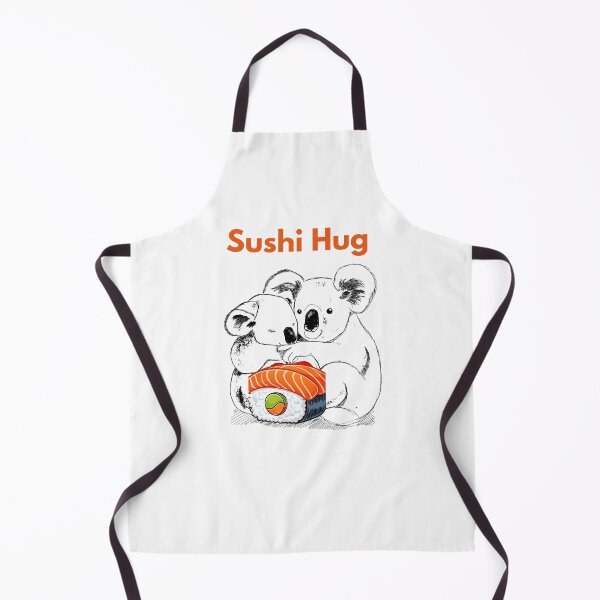Item preview, Cute Sushi Hug Illustration – Kawaii Food Love Art designed and sold by Fouziaart08.