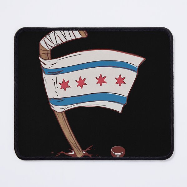 Item preview, Hockey Chicago Blackhawks Chicago Flag designed and sold by Ubuntu Arts.
