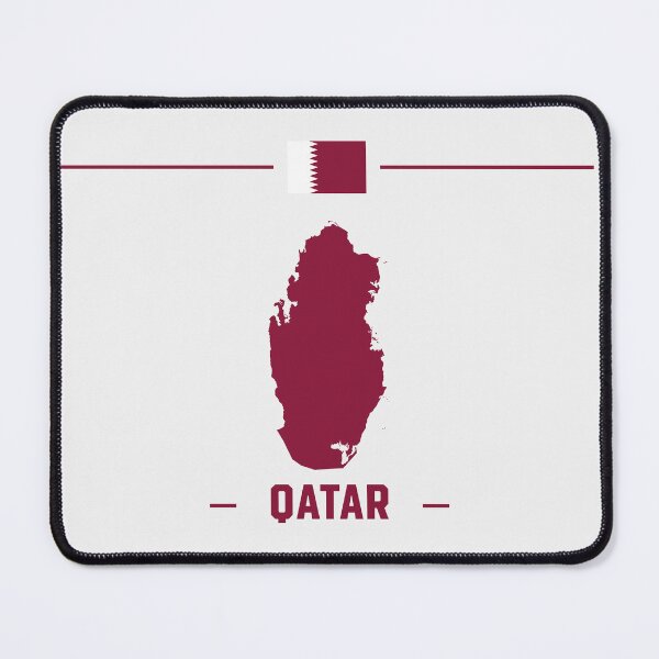 Item preview, Qatar Pride, Minimalist Map and Flag Emblem designed and sold by mashmosh.