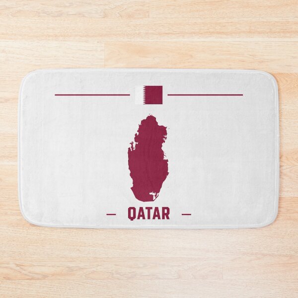 Item preview, Qatar Pride, Minimalist Map and Flag Emblem designed and sold by mashmosh.
