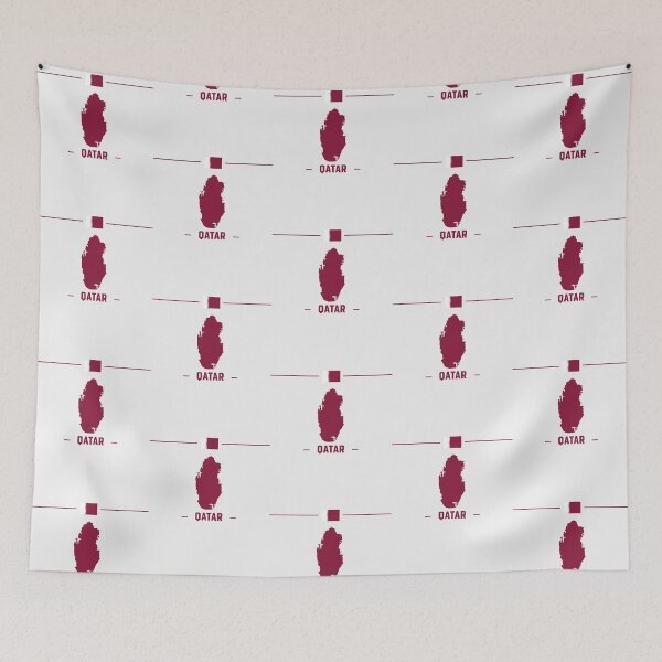Item preview, Qatar Pride, Minimalist Map and Flag Emblem designed and sold by mashmosh.