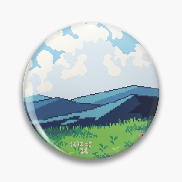 Item preview, Pixel Art Scenery Landscape mountain designed and sold by Ekira Pop Pixel.