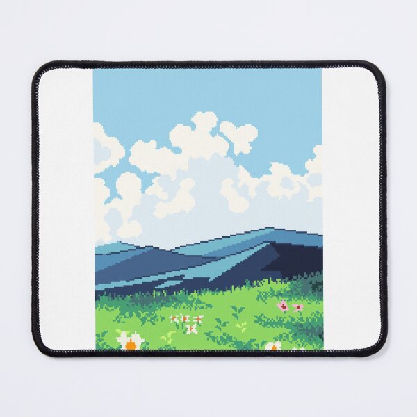 Item preview, Pixel Art Scenery Landscape mountain designed and sold by Ekira Pop Pixel.