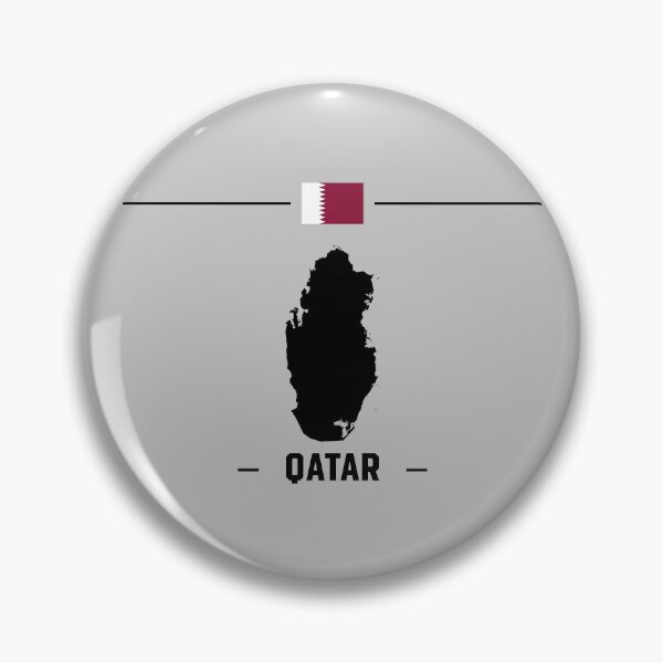 Item preview, Qatar Pride - Minimalist Map & Flag Silhouette designed and sold by mashmosh.