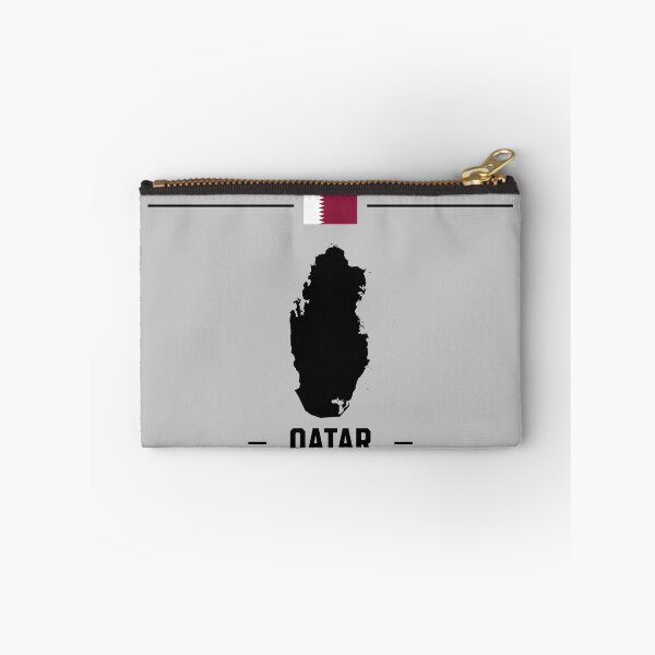 Item preview, Qatar Pride - Minimalist Map & Flag Silhouette designed and sold by mashmosh.