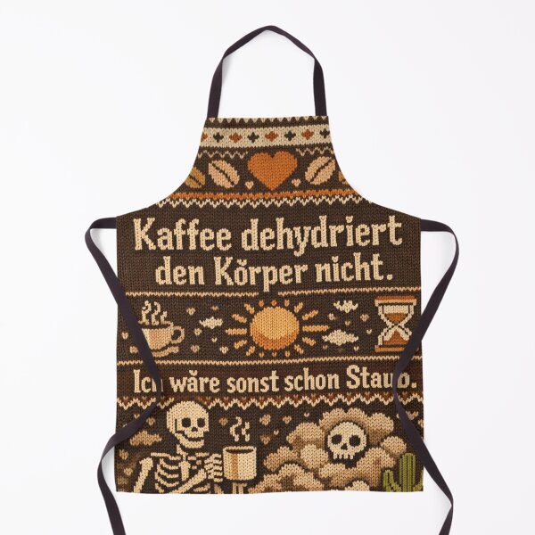Item preview, Coffee Skeleton Knitting Pattern Funny Saying Dust designed and sold by Mauswohn.