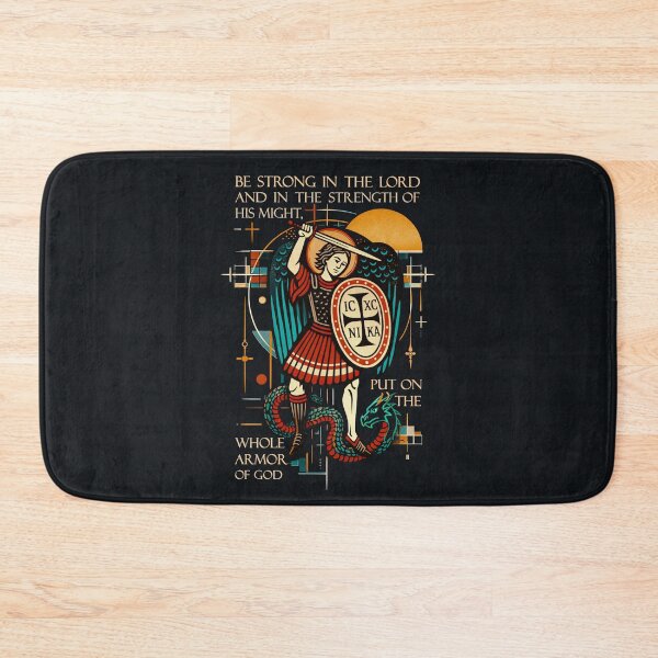 Item preview, Whole Armor — St. Michael Bauhaus Icon designed and sold by Sanctum Icons.