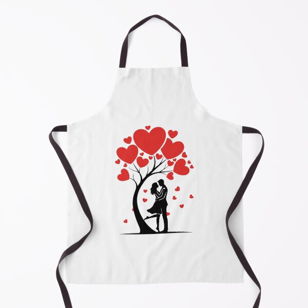 Item preview, Silhouette couples under the heart tree designed and sold by Lycheeleaf.