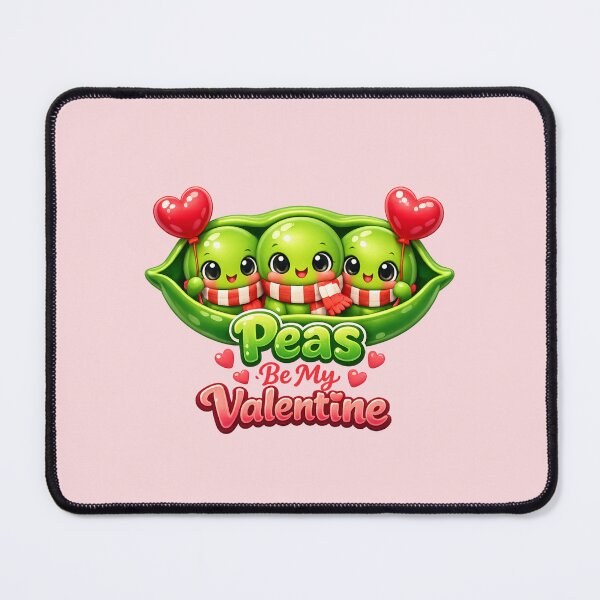 Item preview, Cute Peas Be My Valentine - Cute Peas in a Pod | Kawaii Valentine's Day Art designed and sold by Moons Studio.