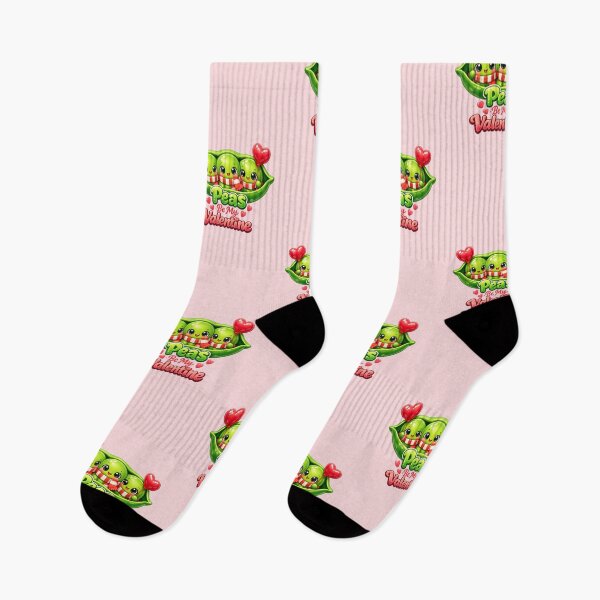 Item preview, Cute Peas Be My Valentine - Cute Peas in a Pod | Kawaii Valentine's Day Art designed and sold by Moons Studio.