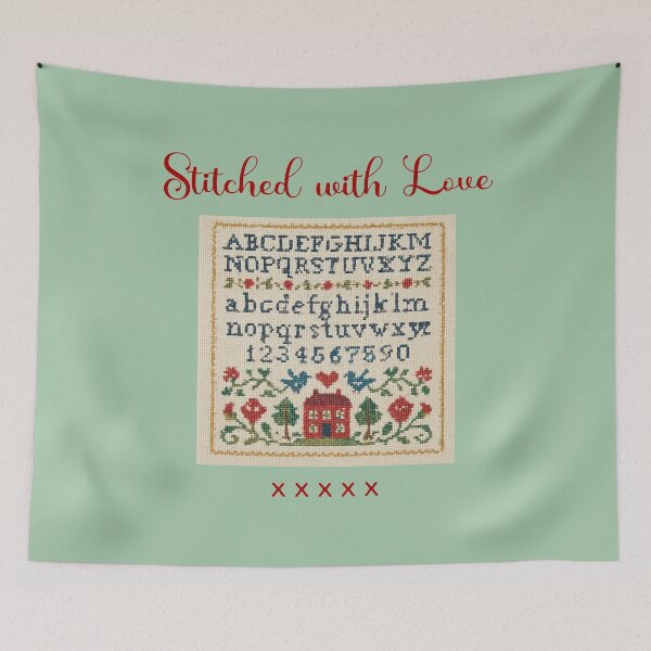 Item preview, Stitched with Love Cottagecore designed and sold by Sachie's Studio.