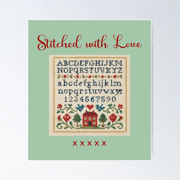 Item preview, Stitched with Love Cottagecore designed and sold by Sachie's Studio.