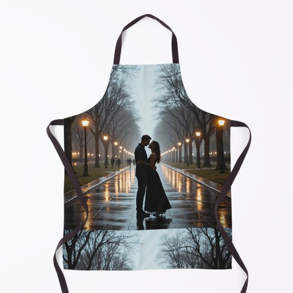 Item preview, Rainy Night Embrace Under City Lights designed and sold by PixelVibe782.