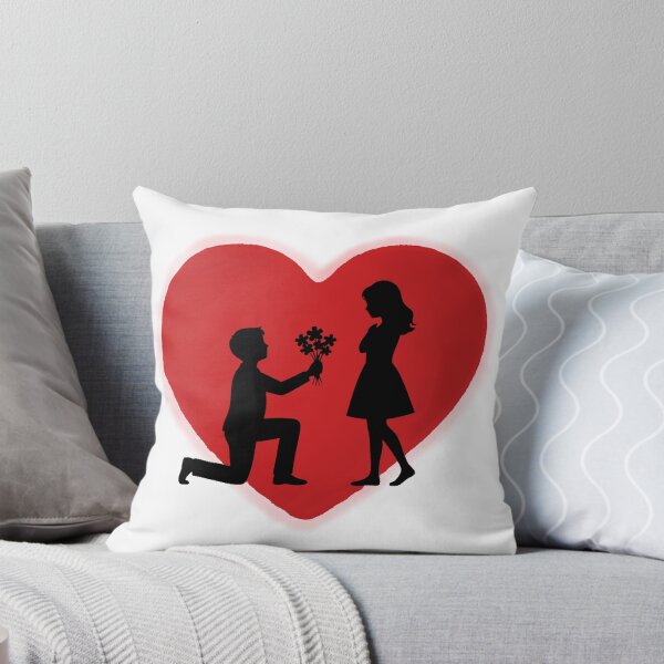 Item preview, Black and Red Romantic Heart Silhouette  designed and sold by Lycheeleaf.