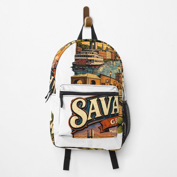 Item preview, Savannah Georgia T-Shirt | Vintage Savannah GA Souvenir | Historic Southern City Graphic Tee designed and sold by Stilll Waters Studio.