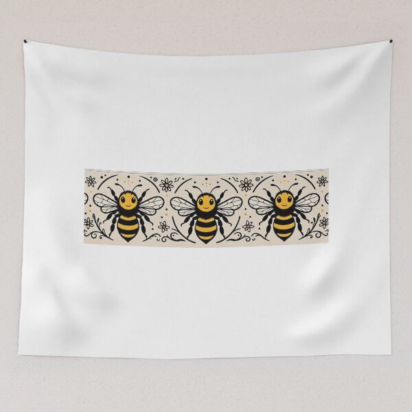 Item preview, Tape Honey Bees Adorable Cute Nature Drawing designed and sold by SassyArtistry.