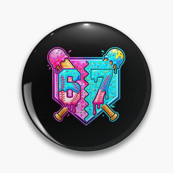 Item preview, 67 Baseball Drip Number Bold Sport Style designed and sold by miaa-artistshop.