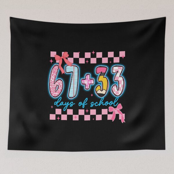 Item preview, Couquette I Survived 67 33 Days Of School, Funny Teacher, Classroom designed and sold by vintagearttee.