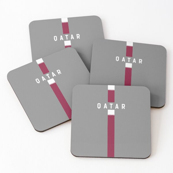 Item preview, Qatar Flag Vertical Minimalist - Modern Maroon & White Style designed and sold by mashmosh.
