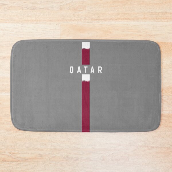 Item preview, Qatar Flag Vertical Minimalist - Modern Maroon & White Style designed and sold by mashmosh.