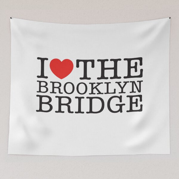 Item preview, I Love The Brooklyn Bridge designed and sold by shitpostee.