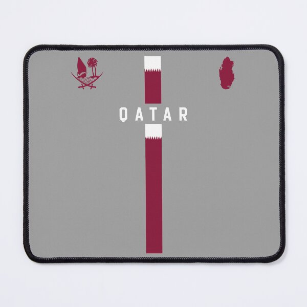 Item preview, Qatar Pride, National Emblem & Modern Flag Stripe designed and sold by mashmosh.