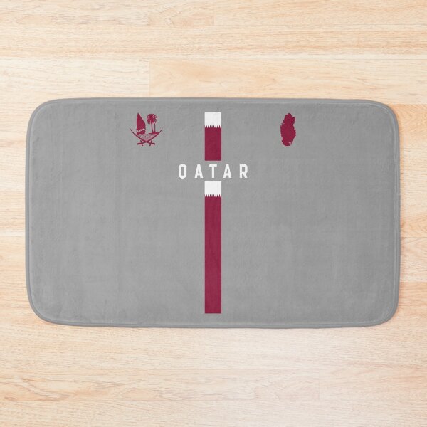 Item preview, Qatar Pride, National Emblem & Modern Flag Stripe designed and sold by mashmosh.